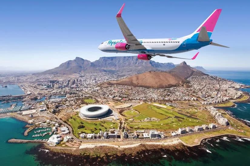 Voo interno: Cape Town para Joanesburgo (passagem de um de nós)
