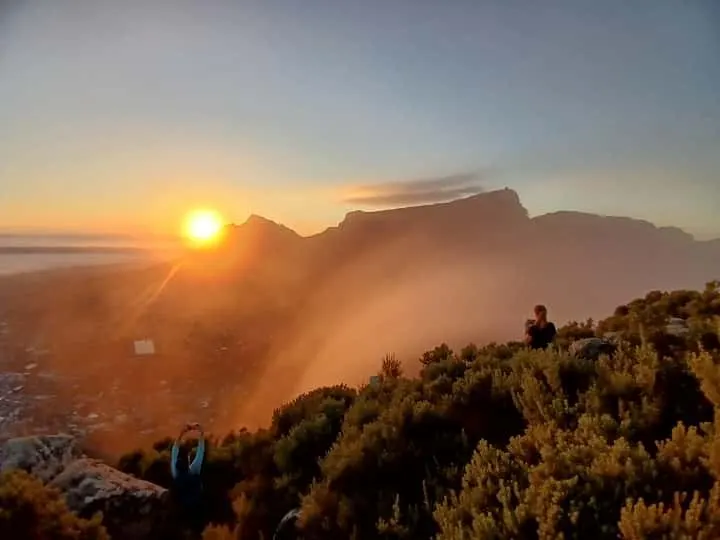 Pôr do sol no Lion's Head